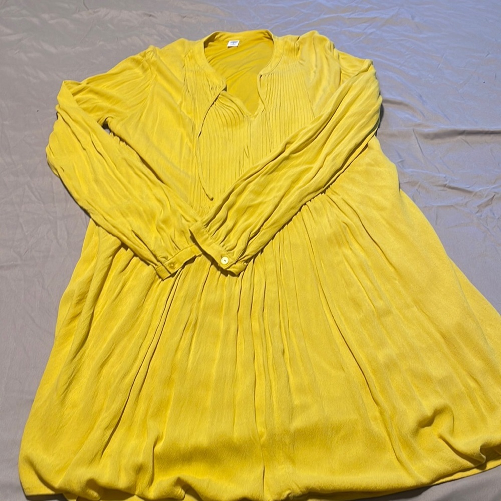Mustard yellow size large dress